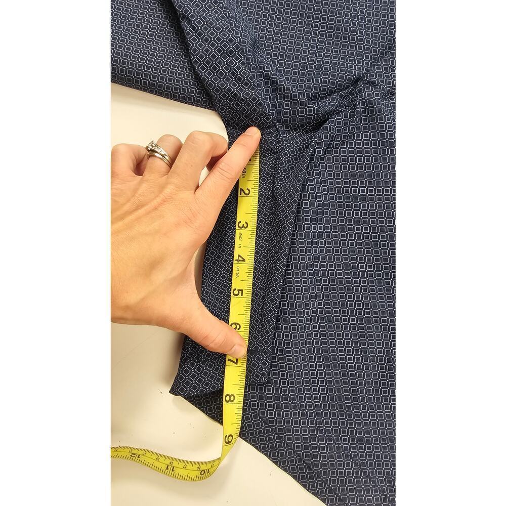 Essex Shorts chino micro geometric stretch fit golf preppy fun pattern 36 Mens - Picture 7 of 9